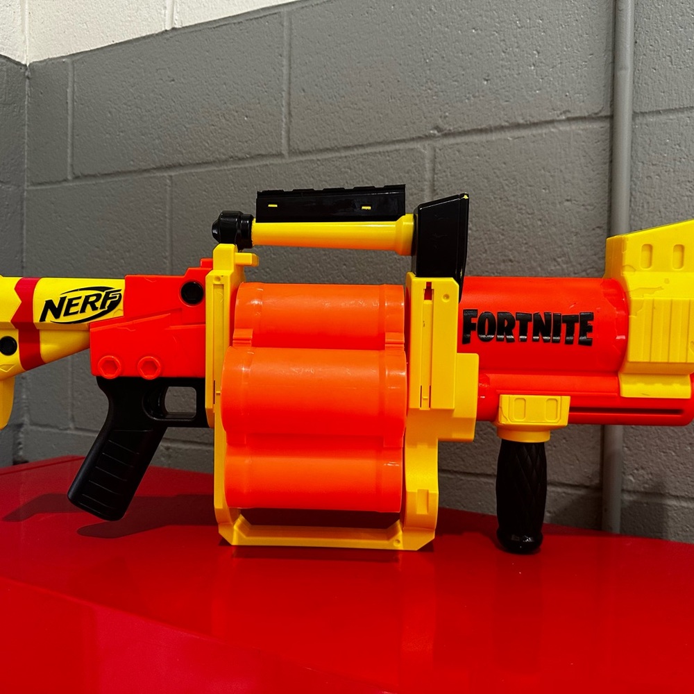 NERF Fortnite GL Blaster Rocket Grenade Launcher Gun Only  **NO BULLETS**